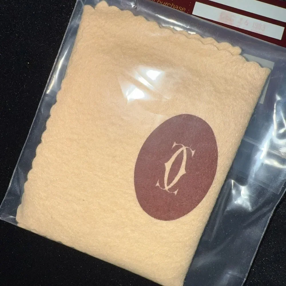 Never used Cartier red burgundy wallet comes with original box